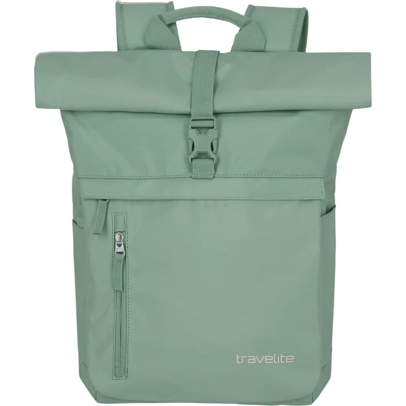 Travelite Basics Rolltop-Rucksack 60 cm -Hellgrün