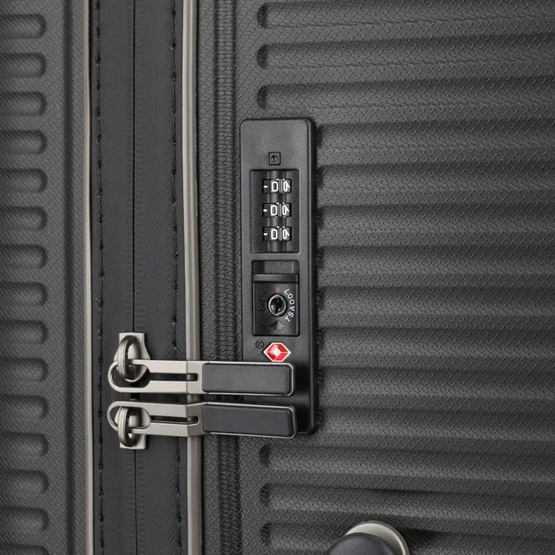 Travelite Roomer 4-Rollen-Koffer Trunk M 66 cm -Schwarz