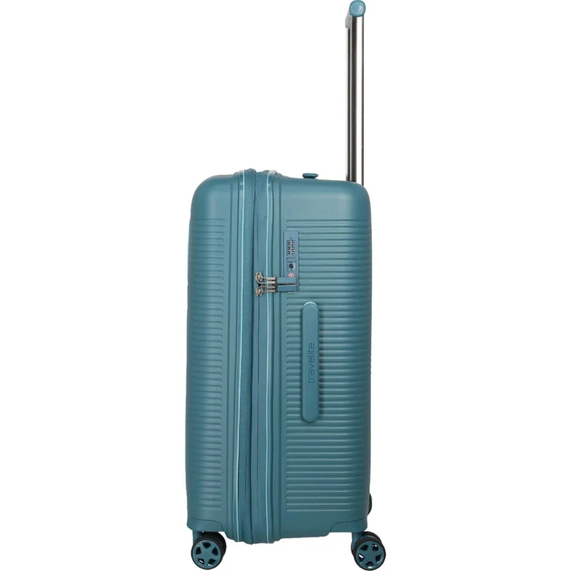 Travelite Roomer 4-Rollen-Koffer Trunk M 66 cm -Aqua