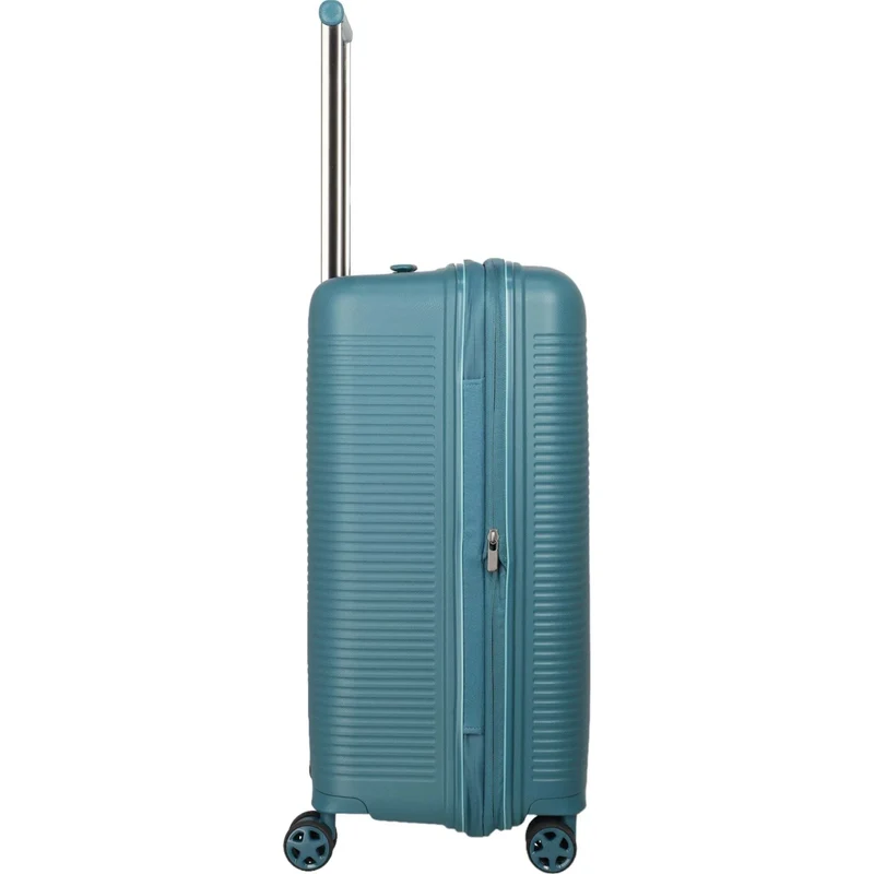 Travelite Roomer 4-Rollen-Koffer Trunk M 66 cm -Aqua