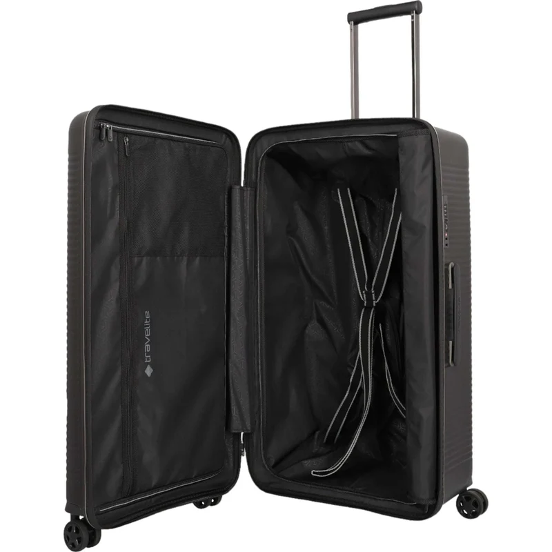 Travelite Roomer 4-Rollen-Koffer Trunk L 78 cm -Schwarz