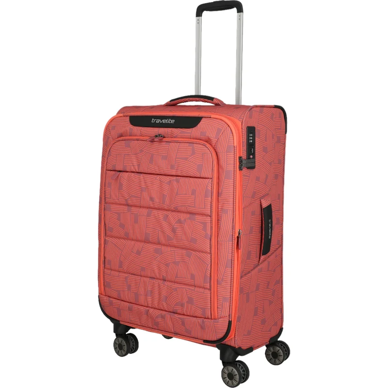 Travelite Skaii 4-Rollen Kofferset 4tlg. L/M/S + Weekender -Peach