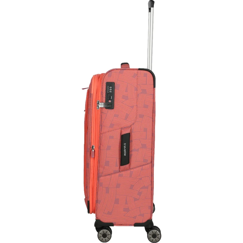 Travelite Skaii 4-Rollen Kofferset 4tlg. L/M/S + Weekender -Peach
