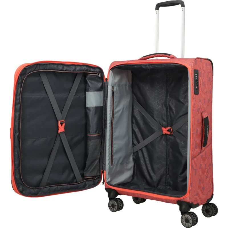 Travelite Skaii 4-Rollen Kofferset 4tlg. L/M/S + Weekender -Peach