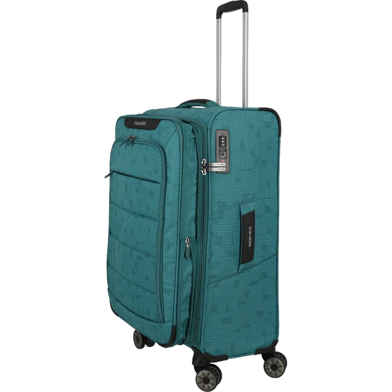 Travelite Skaii 4-Rollen Kofferset 4tlg. L/M/S + Weekender -Petrol