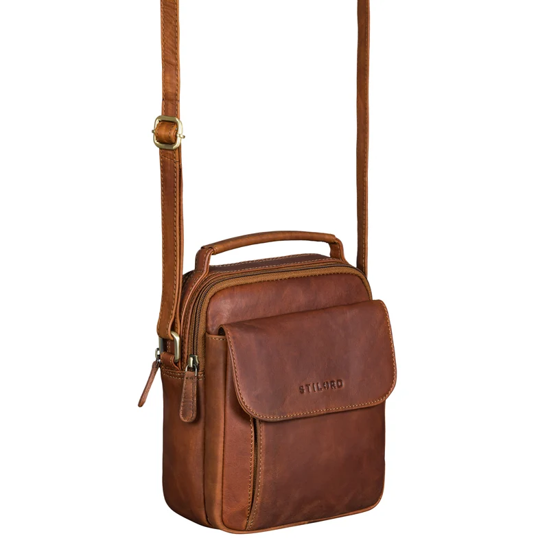 "Lior" Stylishe Crossbody Bag Herren Leder Handtasche Damen Klein