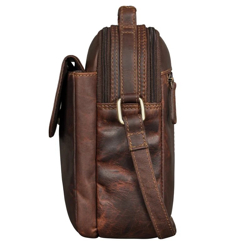 "Lior" Stylishe Crossbody Bag Herren Leder Handtasche Damen Klein