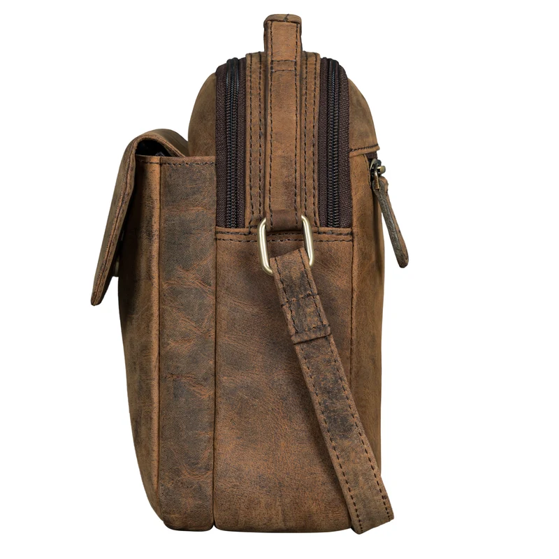 "Lior" Stylishe Crossbody Bag Herren Leder Handtasche Damen Klein