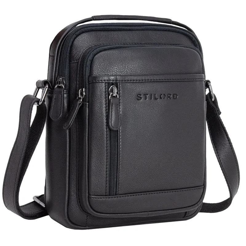 "Salva" Kleine Ledertasche Herren Umhängetasche Leder Männerhandtasche