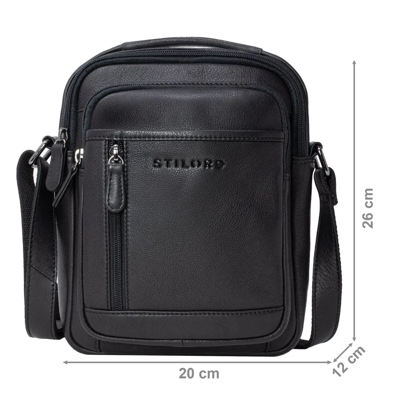 "Salva" Kleine Ledertasche Herren Umhängetasche Leder Männerhandtasche
