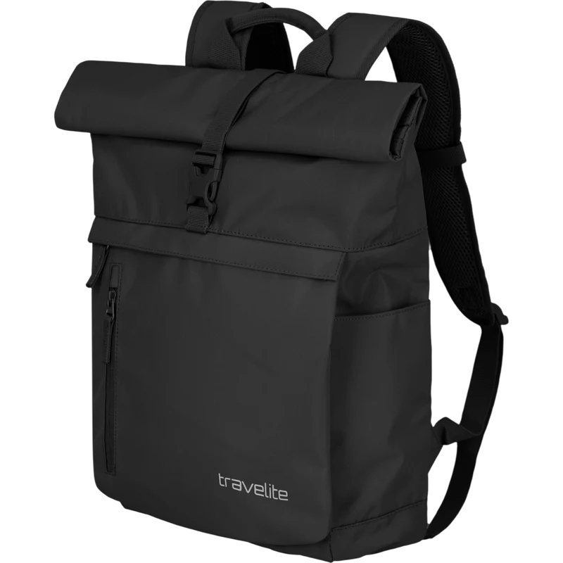 Travelite Basics Rolltop-Rucksack 60 cm -Schwarz