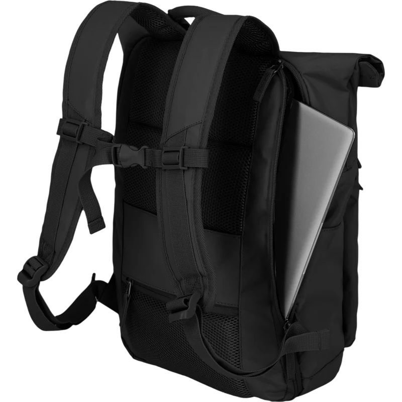 Travelite Basics Rolltop-Rucksack 60 cm -Schwarz