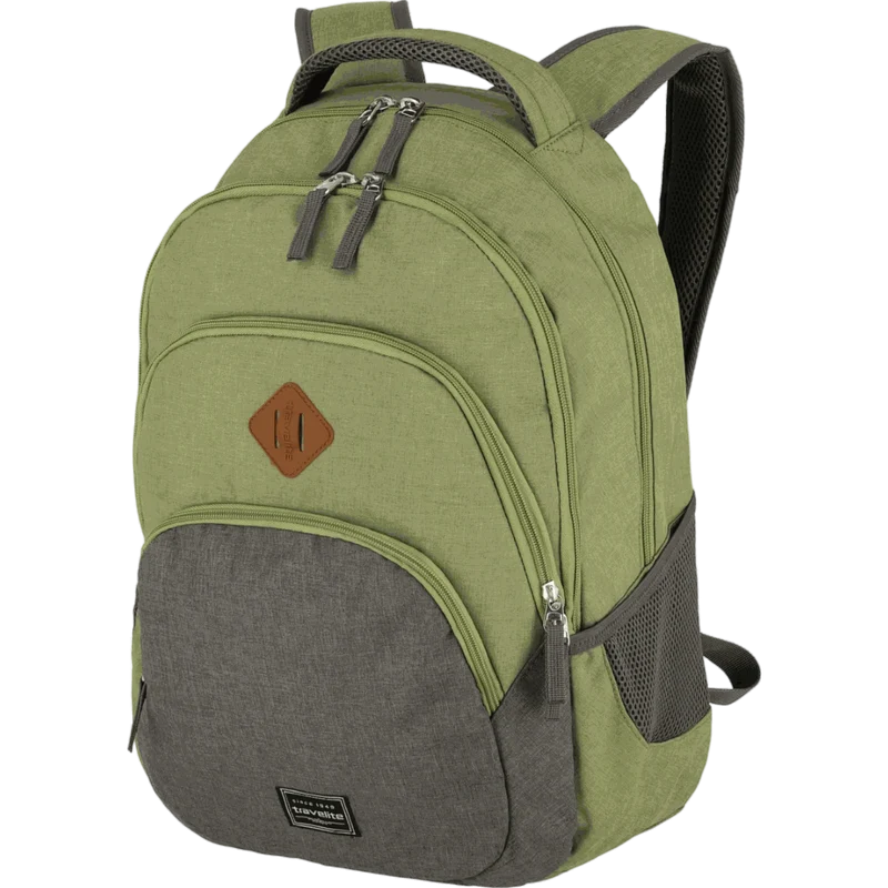 Travelite Basics Freizeit Rucksack 45 cm -Grün/Grau