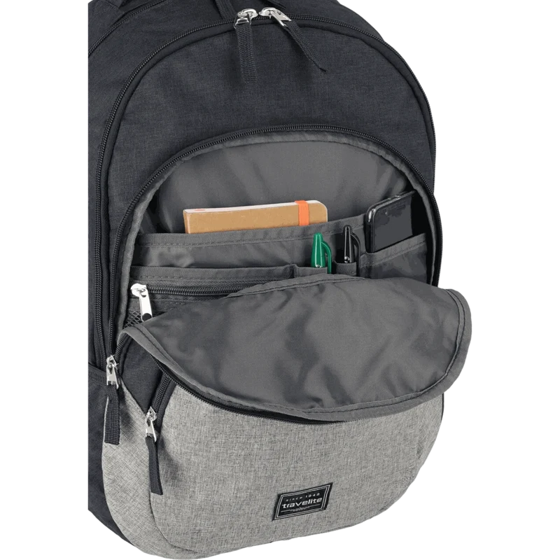 Travelite Basics Freizeit Rucksack 45 cm -Marine/Grau
