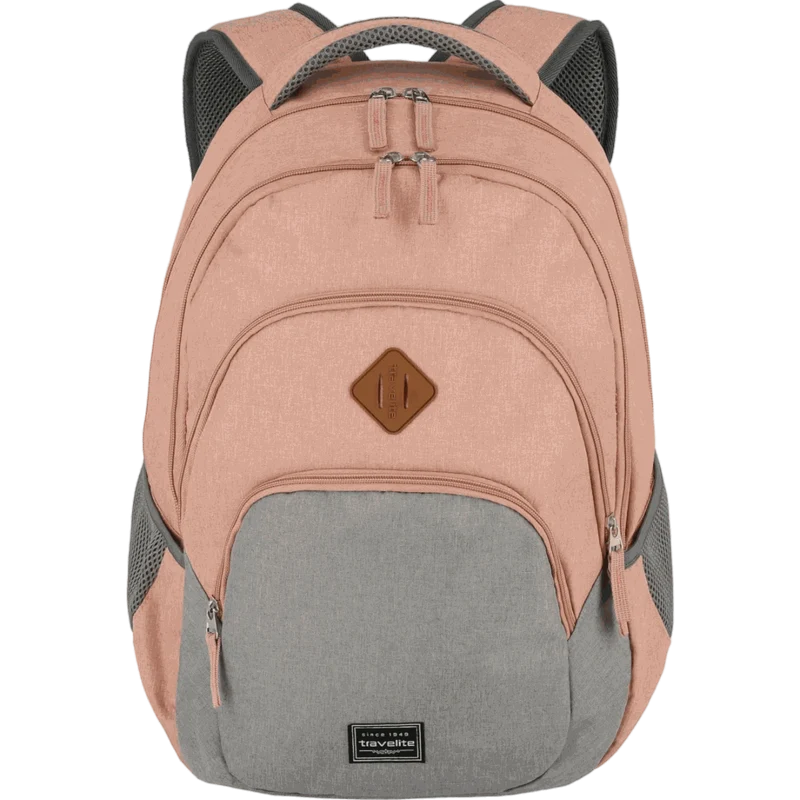 Travelite Basics Freizeit Rucksack 45 cm -Rosa/Grau