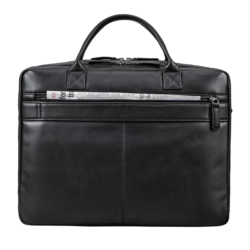 "Zenon" Leder Aktentasche mit Laptopfach 15.6 - 16 Zoll Herren & Damen