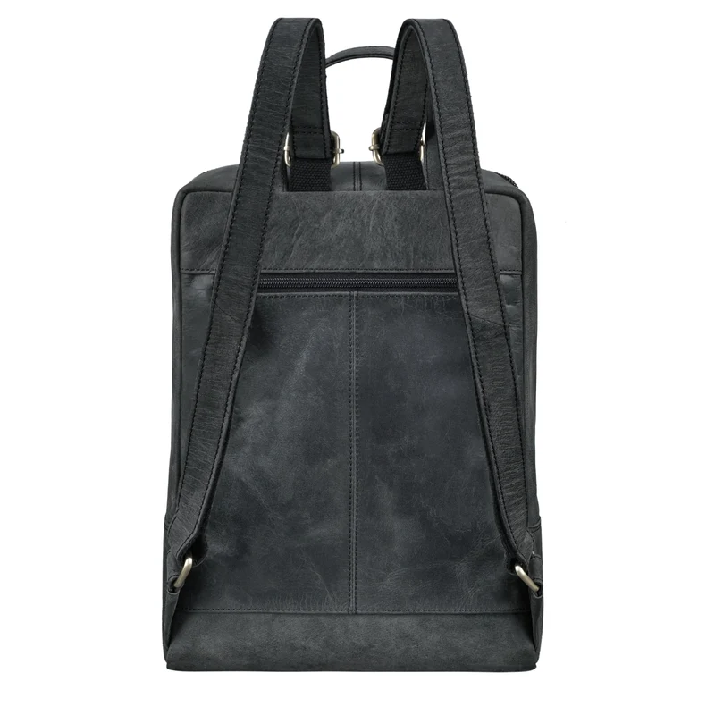 "Verona" Moderner Leder Rucksack für Damen & Herren Mittelgroß
