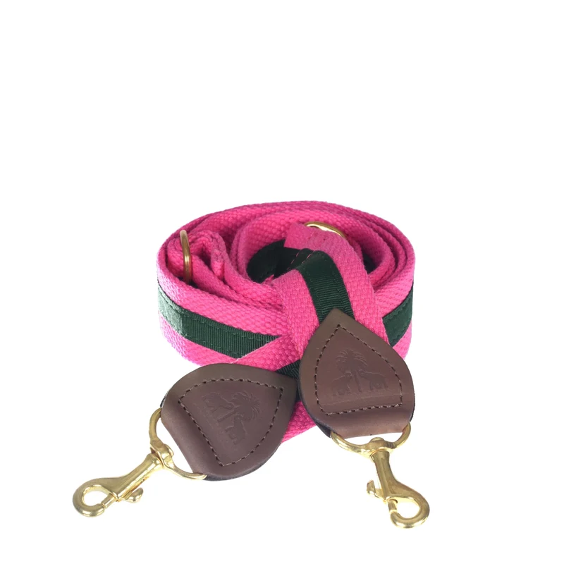 Schulterriemen Pink & Grün