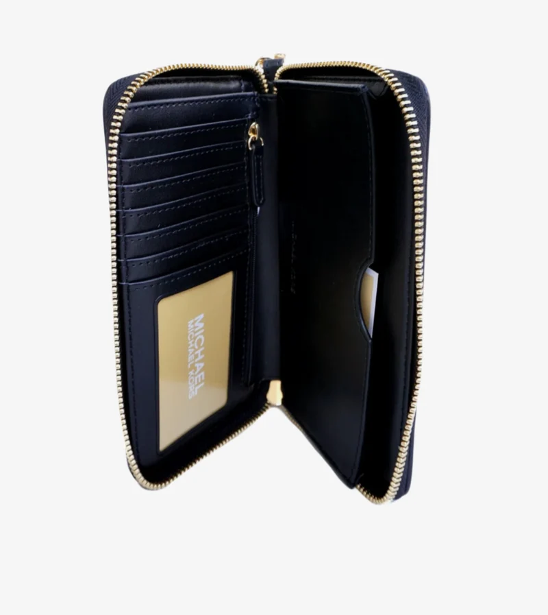 Michael Kors Portemonnaie mit Handyfach schwarz