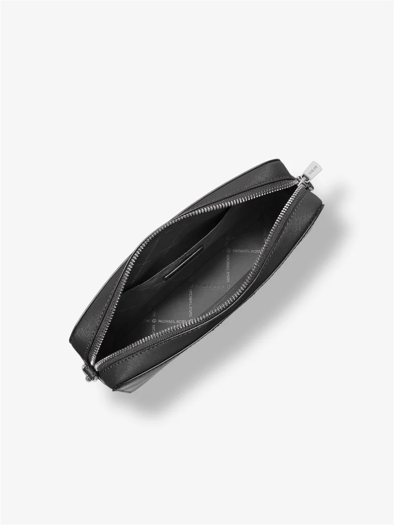 Michael Kors Jet Set Crossbody schwarz silber
