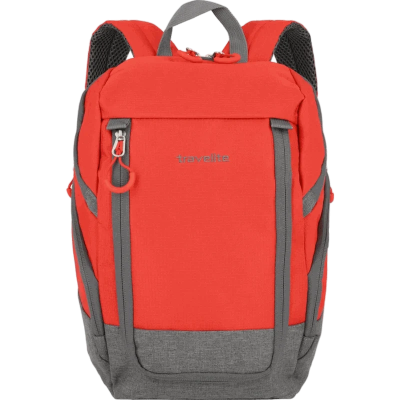 Travelite Basics Rucksack 35 cm -Rot/grau