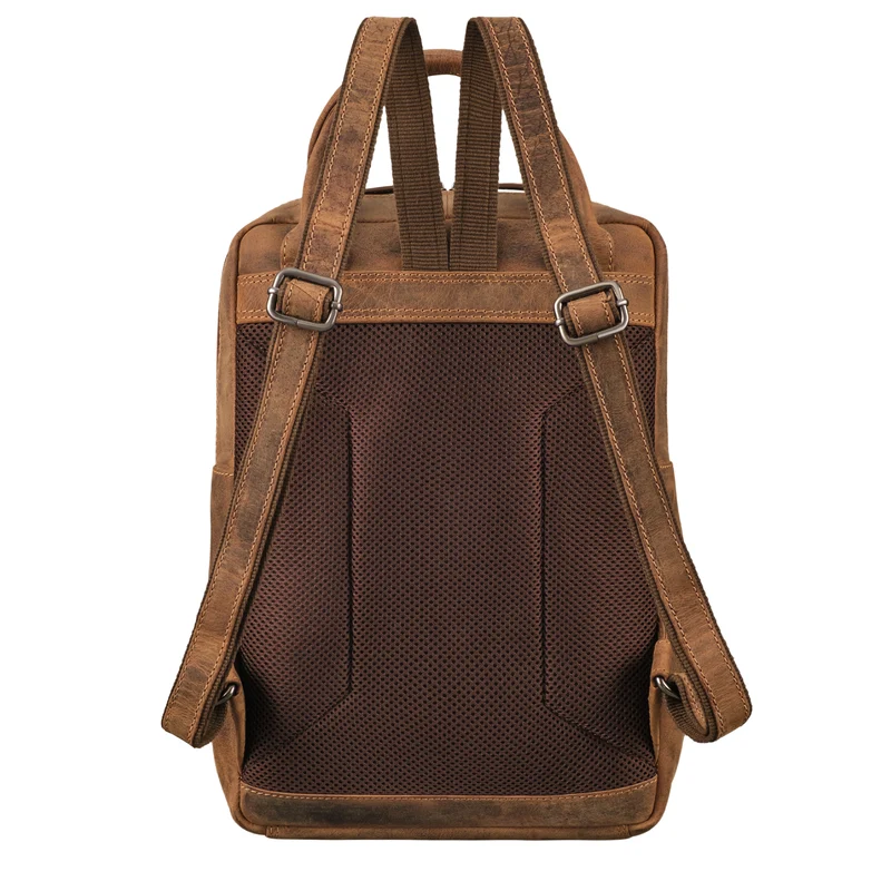 "Tima" Eleganter Damen Rucksack Leder Klein Für Laptop 13 13,3 Zoll