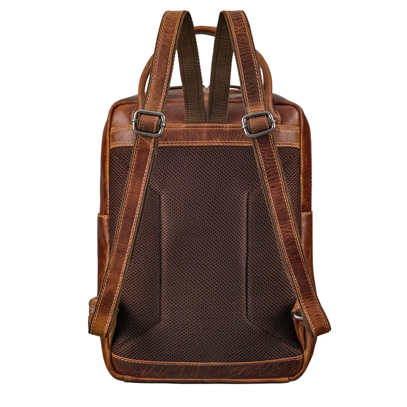 "Tima" Eleganter Damen Rucksack Leder Klein Für Laptop 13 13,3 Zoll