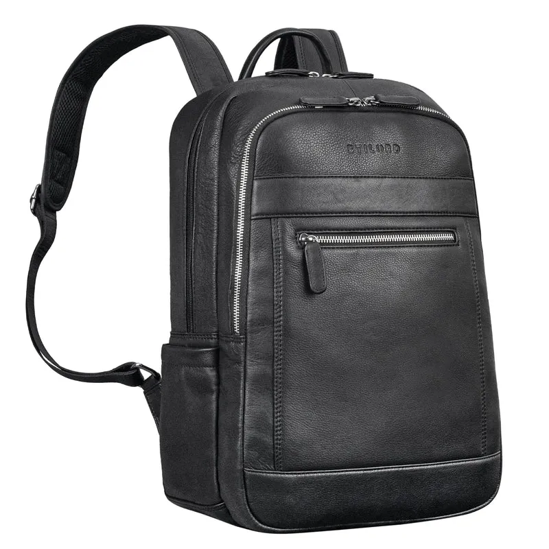 "Jamal" Leder Laptop Rucksack 16 Zoll Groß für Damen und Herren