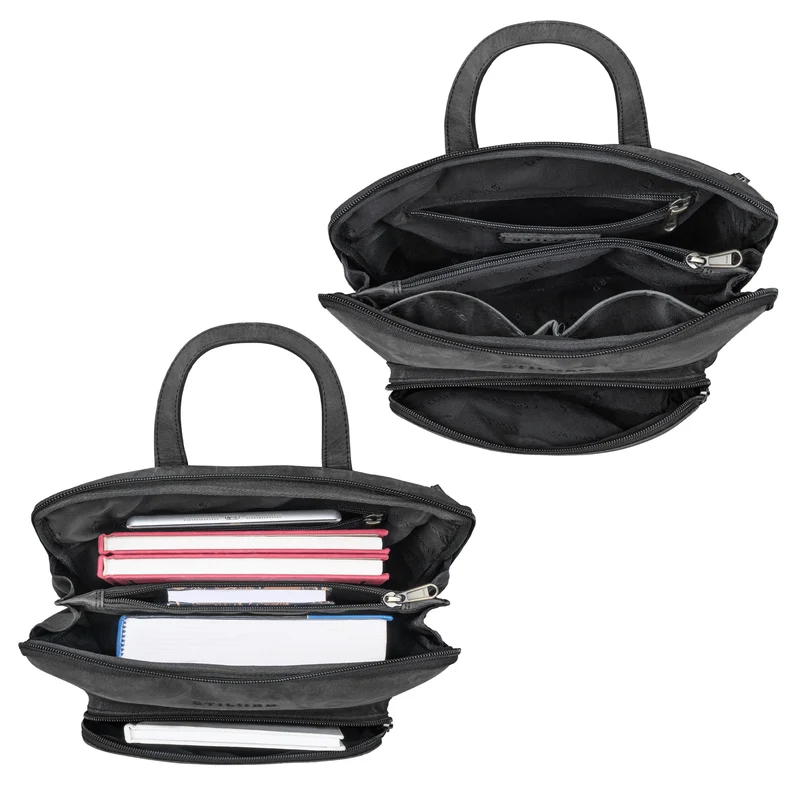 "Celia" Stylisher Leder-Rucksack Damen Echtleder Vintage Mittel-Groß