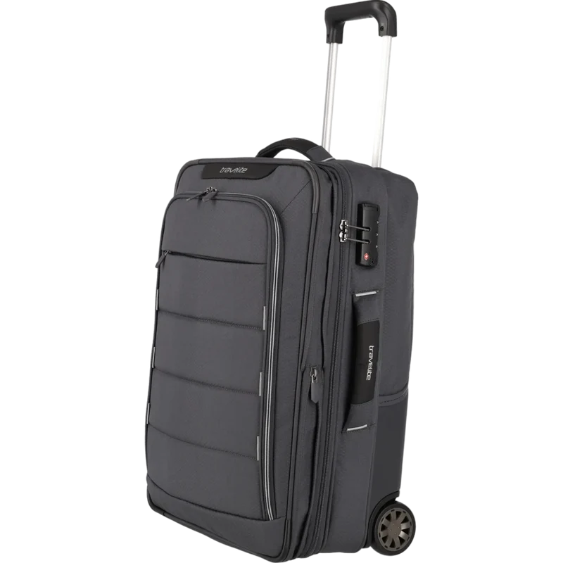 Travelite Skaii 2-Rollen Kabinentrolley 55 cm -Gipfelgrau