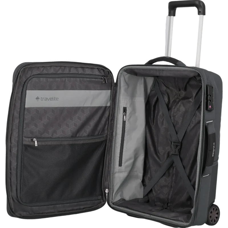 Travelite Skaii 2-Rollen Kabinentrolley 55 cm -Gipfelgrau