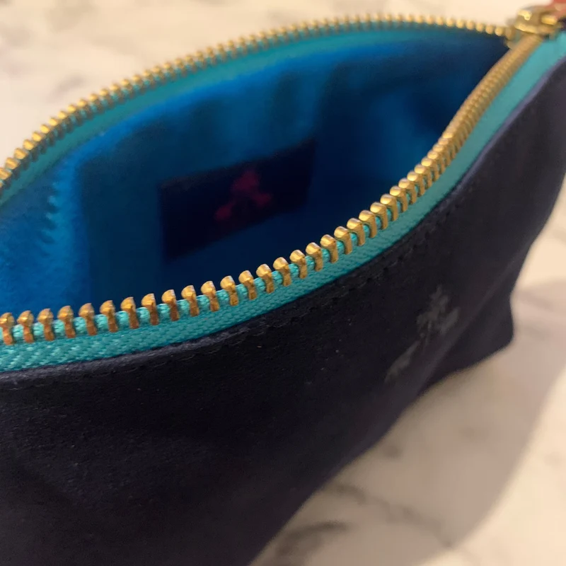 Pouch SUSAN -Navy- Türkis