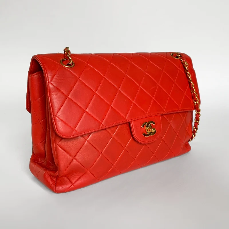 Chanel Classic Flap Bag Maxi Lamsleren Leer (Limited Edition)