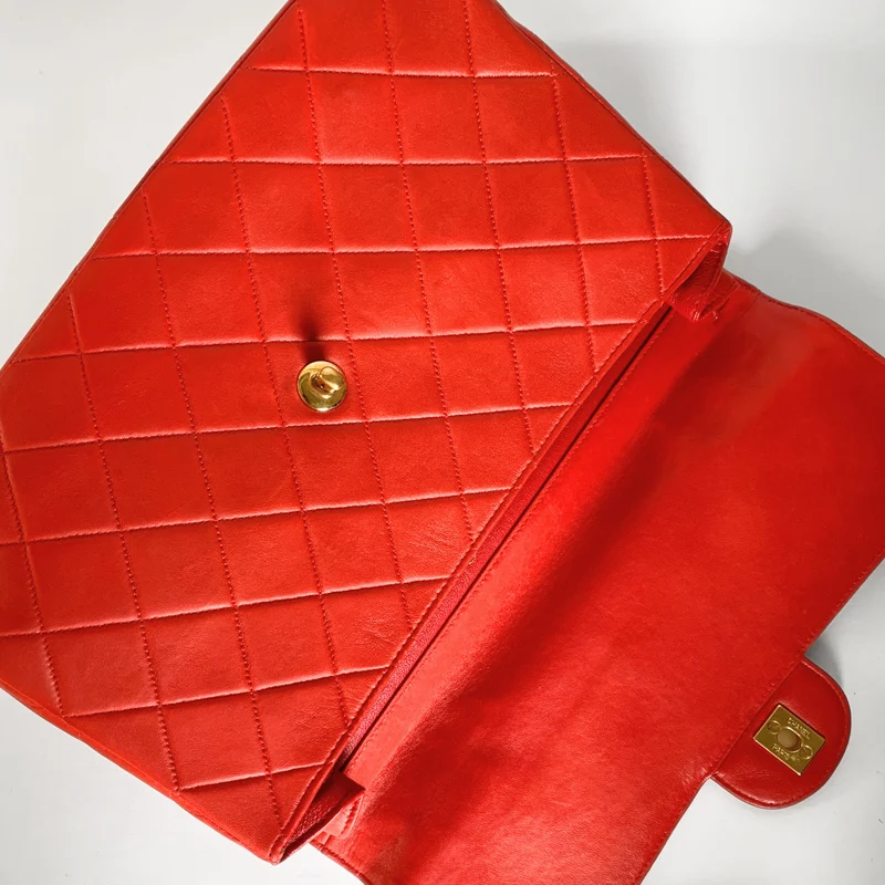 Chanel Classic Flap Bag Maxi Lamsleren Leer (Limited Edition)