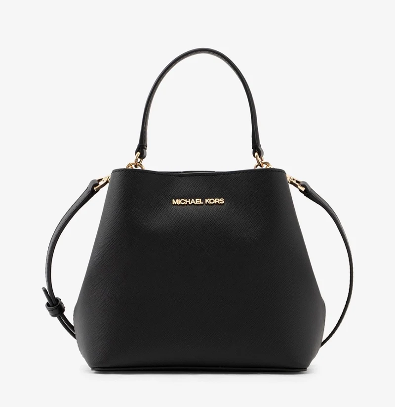 Michael Kors PRATT Beuteltasche mit Gurt vanilla small
