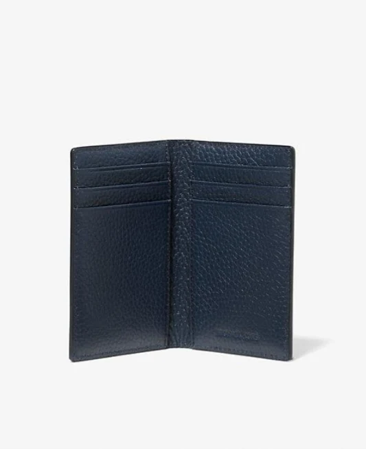 Michael Kors Hudson Kartenetui Navy Leder
