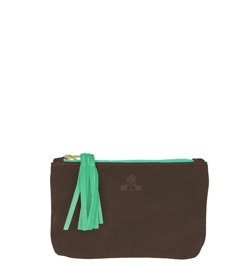 Pouch SUSAN -Braun- Mint