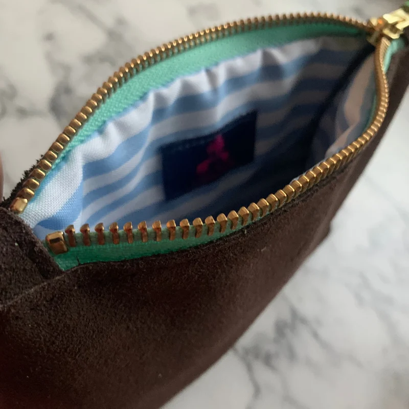 Pouch SUSAN -Braun- Mint