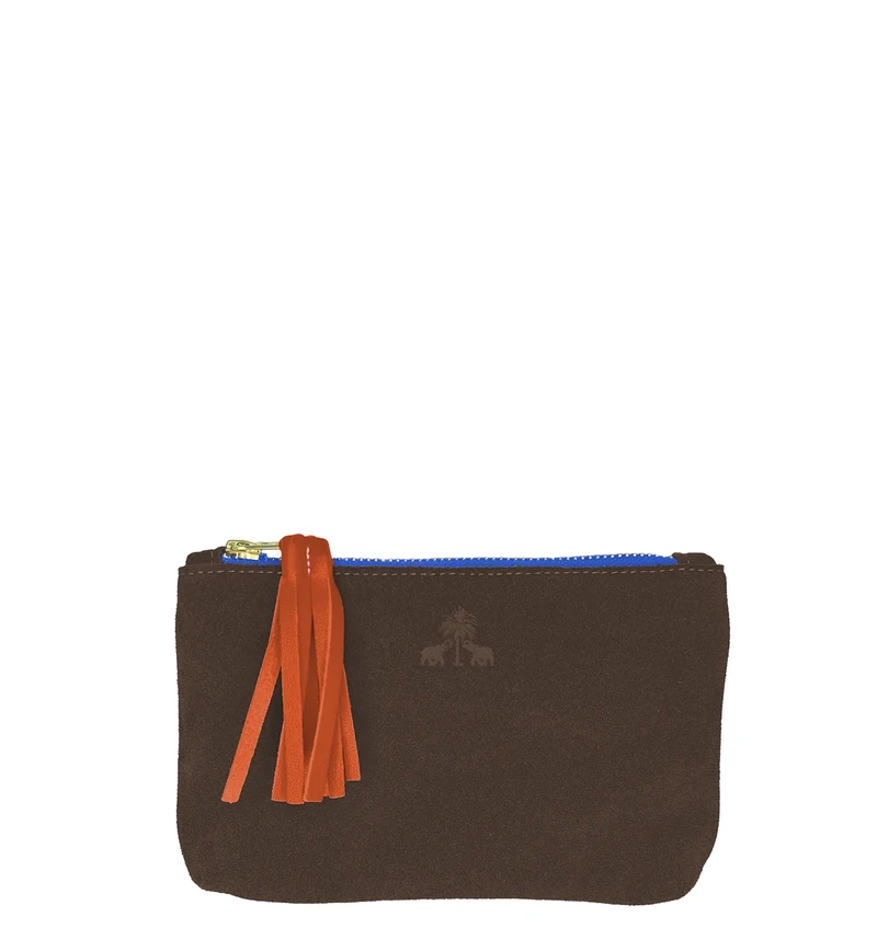 Pouch SUSAN -Braun- Königsblau