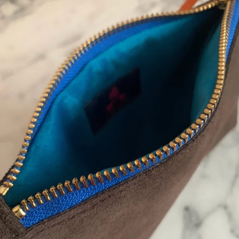 Pouch SUSAN -Braun- Königsblau