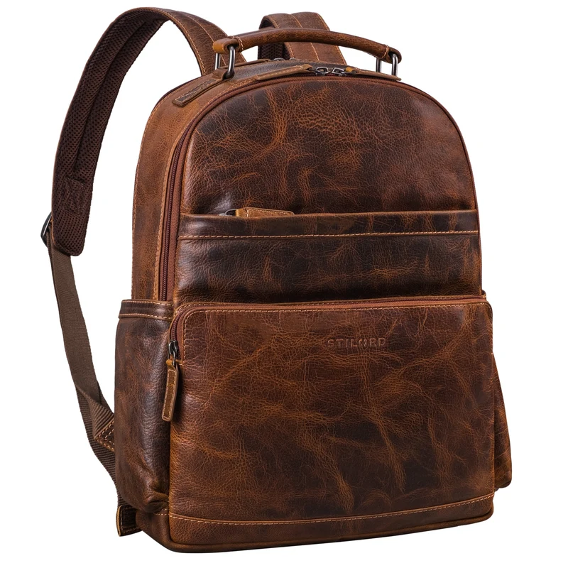 “Valens” Premium Lederrucksack Herren Groß mit Henkel