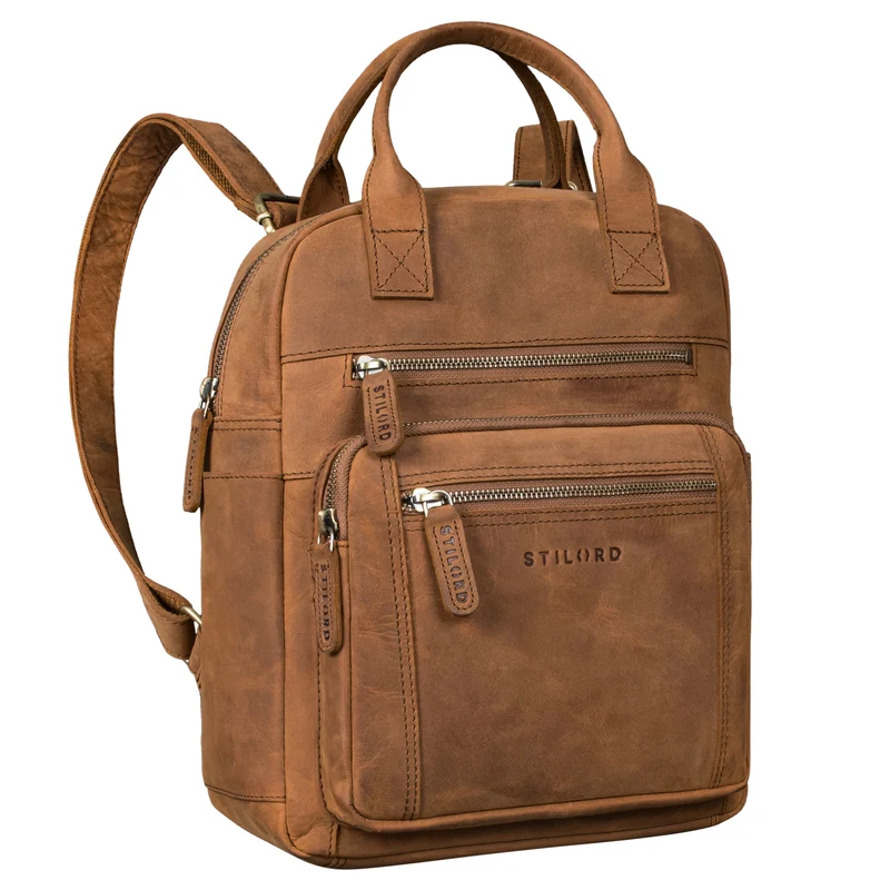 "Zane" Freizeit-Rucksack Damen Leder Mittel-Groß