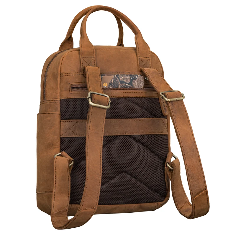 "Zane" Freizeit-Rucksack Damen Leder Mittel-Groß