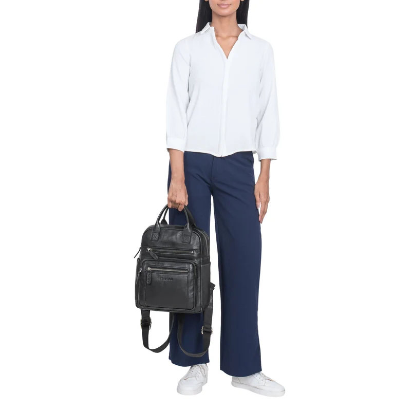 "Zane" Freizeit-Rucksack Damen Leder Mittel-Groß