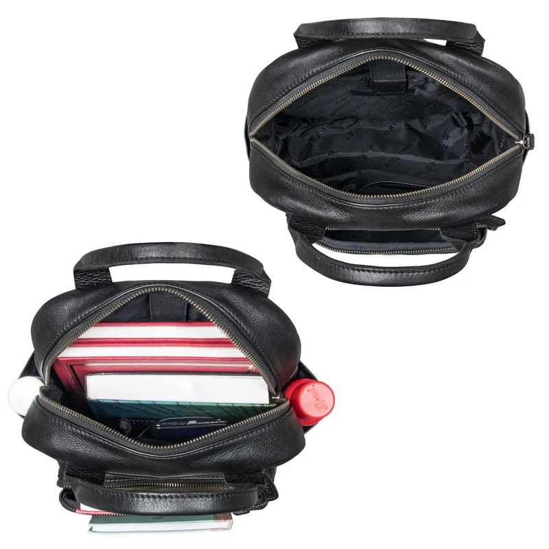 "Zane" Freizeit-Rucksack Damen Leder Mittel-Groß