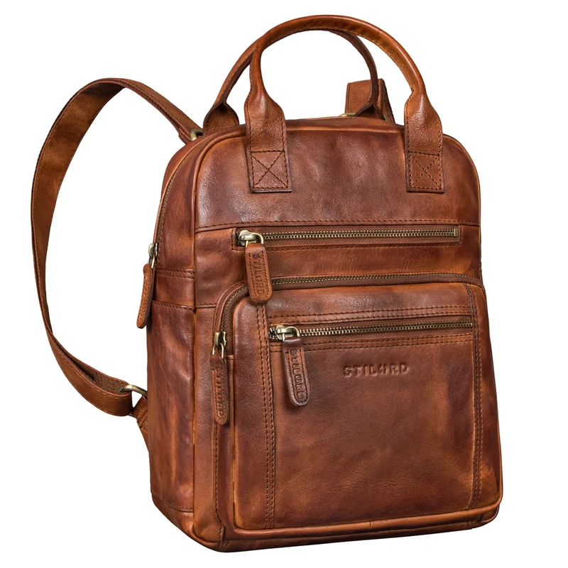 "Zane" Freizeit-Rucksack Damen Leder Mittel-Groß