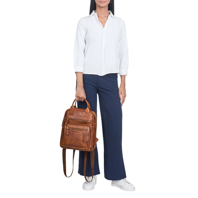 "Zane" Freizeit-Rucksack Damen Leder Mittel-Groß