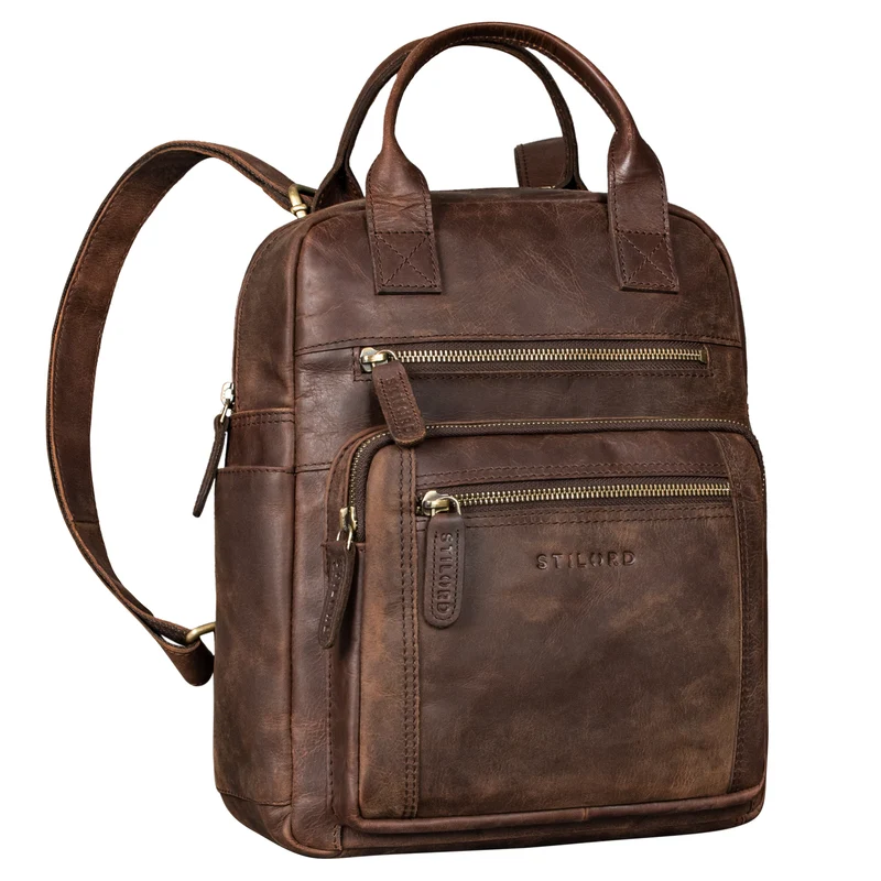 "Zane" Freizeit-Rucksack Damen Leder Mittel-Groß