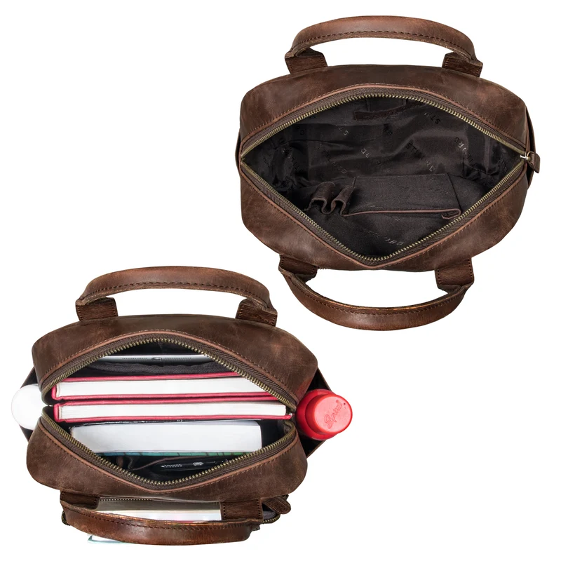"Zane" Freizeit-Rucksack Damen Leder Mittel-Groß