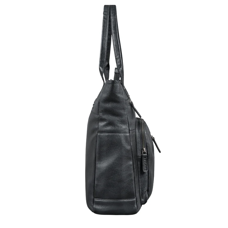 "Bonnie" Große Handtasche Damen Leder Shopper mit vielen Fächern